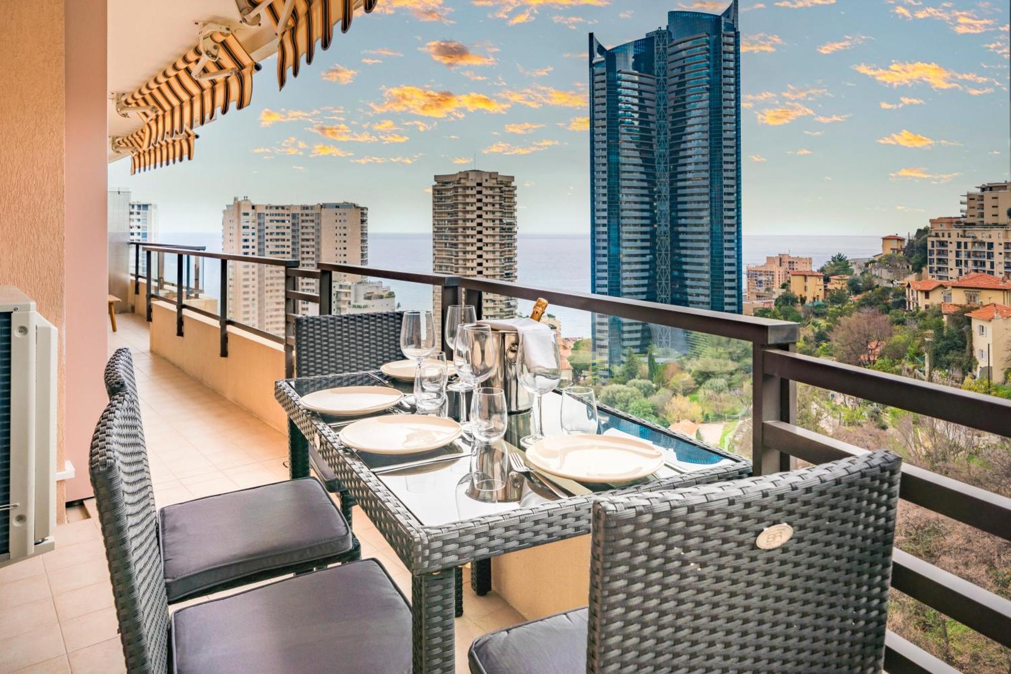 Апартаменти 5mn Monaco - Vue mer - Parking - Piscine - BB Босолей Екстер'єр фото