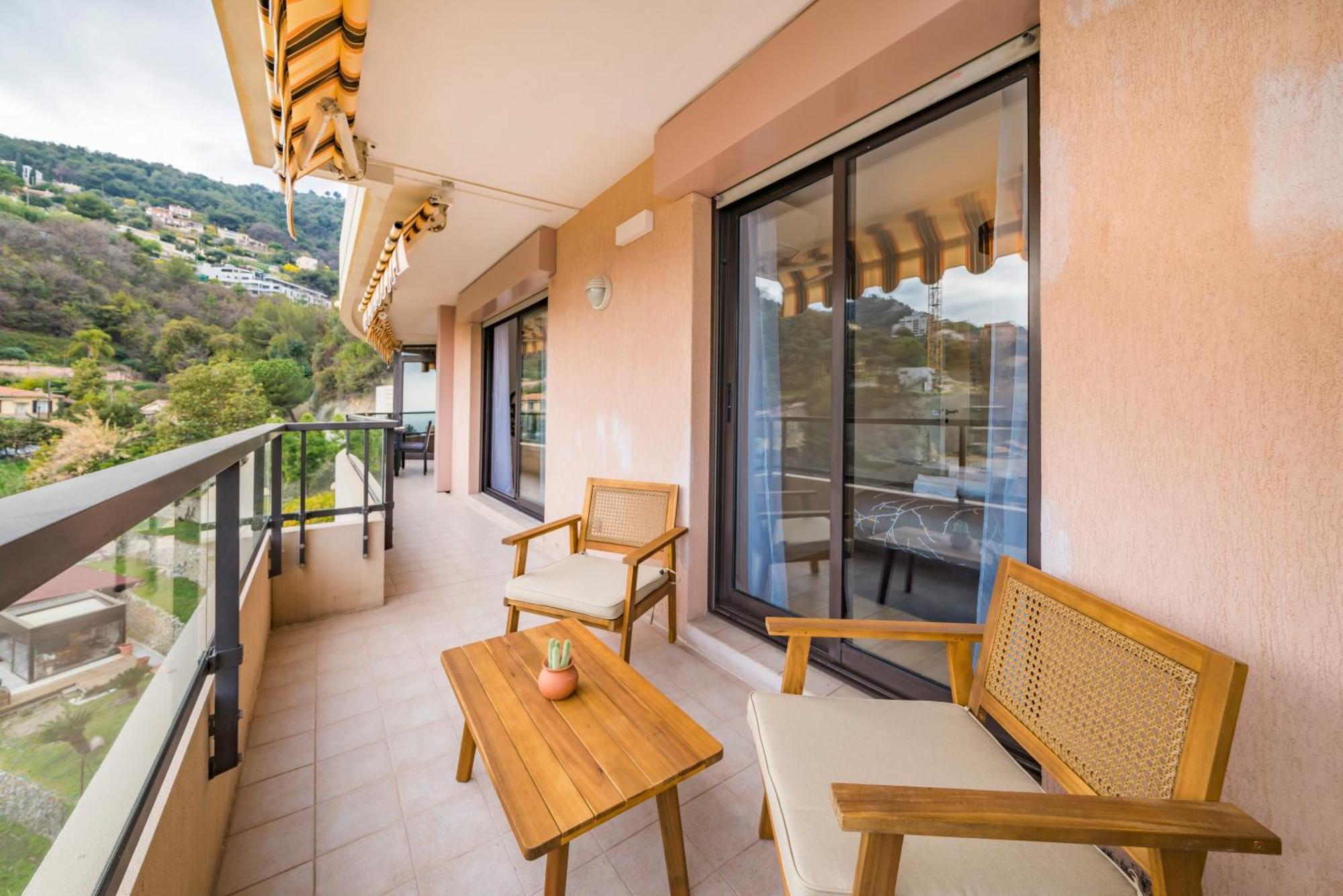 Апартаменти 5mn Monaco - Vue mer - Parking - Piscine - BB Босолей Екстер'єр фото