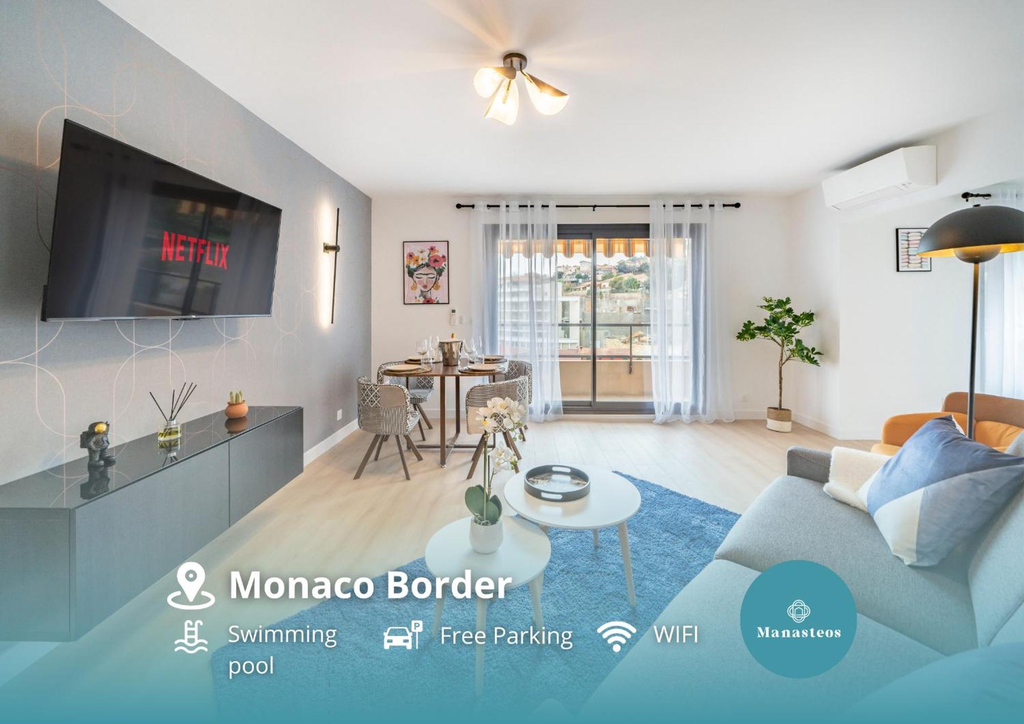 Апартаменти 5mn Monaco - Vue mer - Parking - Piscine - BB Босолей Екстер'єр фото